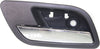 ESCALADE/ESCALADE EXT 07-14/ESV 07-13 REAR INTERIOR DOOR HANDLE LH, Txtrd Blk Hsg-Chr Lever, w/o Hole, Base Mdl