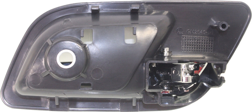 ESCALADE/ESCALADE EXT 07-14/ESV 07-13 REAR INTERIOR DOOR HANDLE LH, Txtrd Blk Hsg-Chr Lever, w/o Hole, Base Mdl