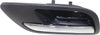 ESCALADE/ESCALADE EXT 07-14/ESV 07-13 REAR INTERIOR DOOR HANDLE LH, Txtrd Blk Hsg-Chr Lever, w/o Hole, Base Mdl