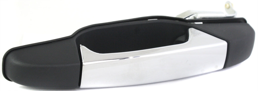 SILVERADO/SIERRA 1500 07-13/2500 HD/3500 HD 07-14 REAR EXTERIOR DOOR HANDLE LH, Chrome Lvr+Txtrd Blk Hsg, Excludes 2007 Classic
