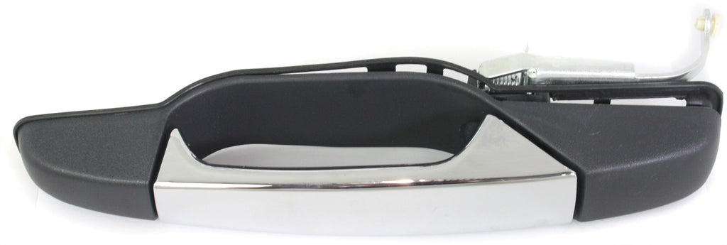 SILVERADO/SIERRA 1500 07-13/2500 HD/3500 HD 07-14 REAR EXTERIOR DOOR HANDLE LH, Chrome Lvr+Txtrd Blk Hsg, Excludes 2007 Classic