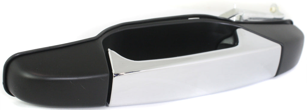 SILVERADO/SIERRA 1500 07-13/2500 HD/3500 HD 07-14 REAR EXTERIOR DOOR HANDLE LH, Chrome Lever+Primed Housing, Excludes 2007 Classic