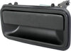C/K FULL SIZE P/U 92-00 REAR EXTERIOR DOOR HANDLE LH, Shiny Smooth Black (Zinc)