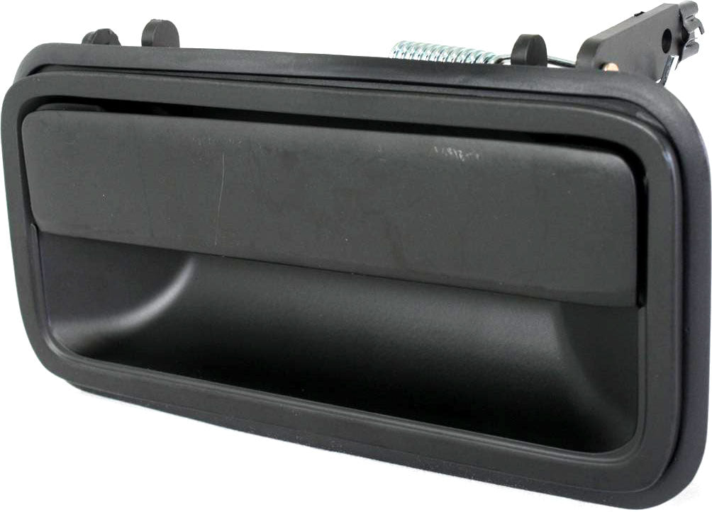 C/K FULL SIZE P/U 92-00 REAR EXTERIOR DOOR HANDLE LH, Shiny Smooth Black (Zinc)