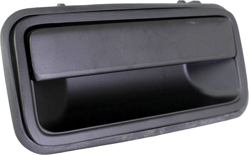 C/K FULL SIZE P/U 92-00 REAR EXTERIOR DOOR HANDLE LH, Shiny Smooth Black (Zinc)
