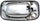 TAHOE/YUKON 00-06 REAR EXTERIOR DOOR HANDLE, Back Door, All Chrome, Split Type Door