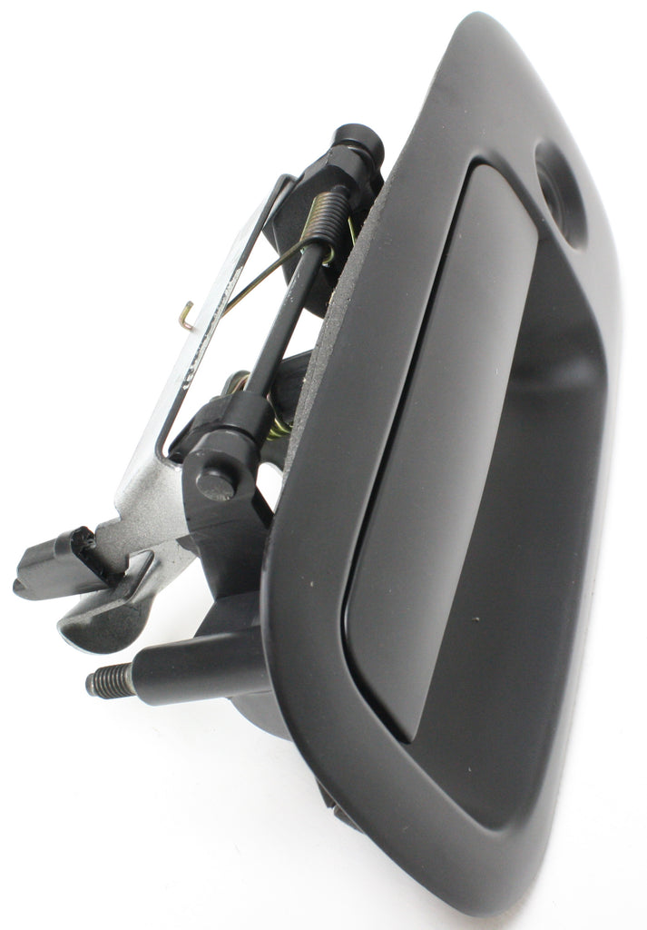 EXPRESS/SAVANA VAN 03-09 REAR EXTERIOR DOOR HANDLE LH, Side Hinged Door, Smooth Black