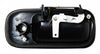 EXPRESS/SAVANA VAN 03-09 REAR EXTERIOR DOOR HANDLE LH, Side Hinged Door, Smooth Black