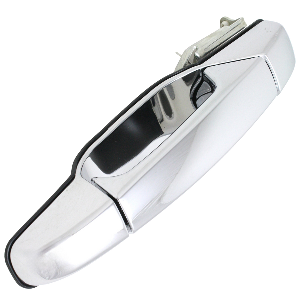 SILVERADO 1500 07-13/2500 HD/3500 HD 07-14 REAR EXTERIOR DOOR HANDLE LH, Chrome, w/o Key Hole, Excludes 2007 Classic