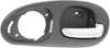 CONCORDE 98-04 REAR INTERIOR DOOR HANDLE RH, Chrome Black, w/ 4 Nuts, w/o Speaker Cover, Sedan