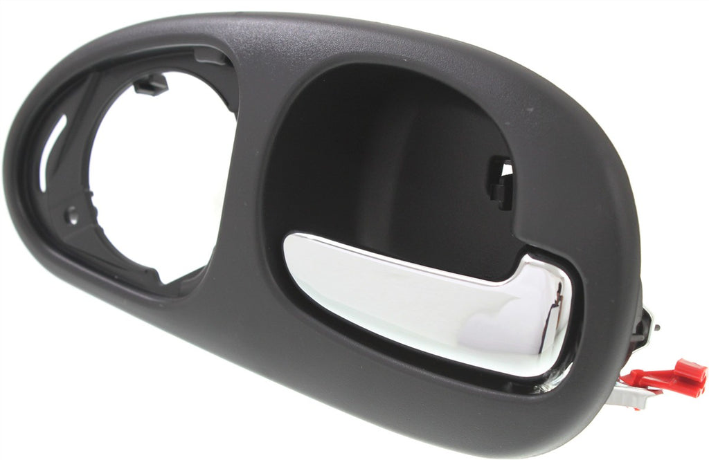 CONCORDE 98-04 REAR INTERIOR DOOR HANDLE RH, Chrome Black, w/ 4 Nuts, w/o Speaker Cover, Sedan