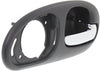 CONCORDE 98-04 REAR INTERIOR DOOR HANDLE RH, Chrome Black, w/ 4 Nuts, w/o Speaker Cover, Sedan
