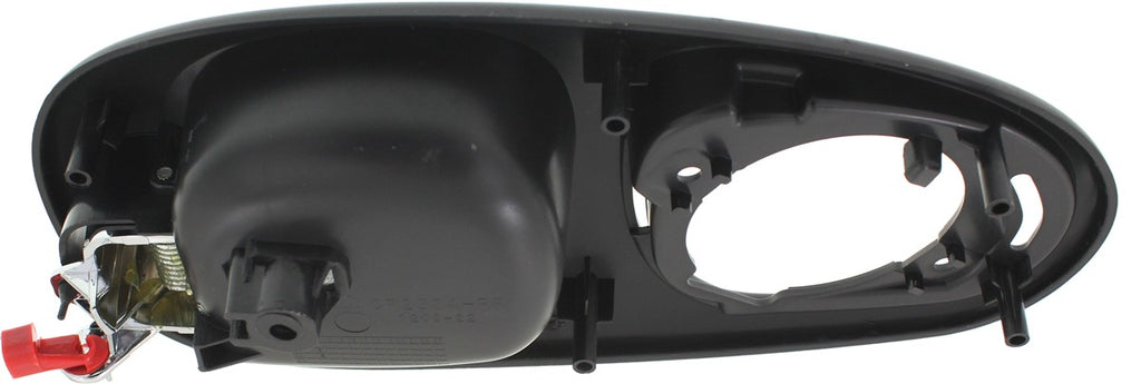 CONCORDE 98-04 REAR INTERIOR DOOR HANDLE RH, Chrome Black, w/ 4 Nuts, w/o Speaker Cover, Sedan