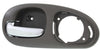 CONCORDE 98-04 REAR INTERIOR DOOR HANDLE LH, Chrome Gray, w/ 4 Nuts, w/o Speaker Cover, Sedan