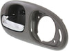CONCORDE 98-04 REAR INTERIOR DOOR HANDLE LH, Chrome Gray, w/ 4 Nuts, w/o Speaker Cover, Sedan