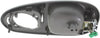 CONCORDE 98-04 REAR INTERIOR DOOR HANDLE LH, Chrome Gray, w/ 4 Nuts, w/o Speaker Cover, Sedan