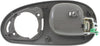 CONCORDE 98-04 REAR INTERIOR DOOR HANDLE LH, Chrome Gray, w/ 4 Nuts, w/o Speaker Cover, Sedan