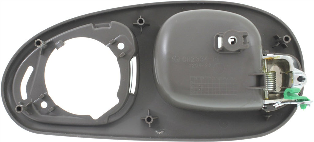 CONCORDE 98-04 REAR INTERIOR DOOR HANDLE LH, Chrome Gray, w/ 4 Nuts, w/o Speaker Cover, Sedan