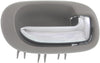 SEBRING 01-06 REAR INTERIOR DOOR HANDLE RH, Sedan, Light Gray w/Chrome lever