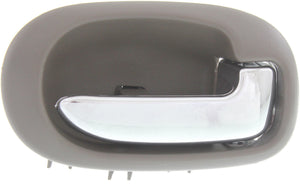 SEBRING 01-06 REAR INTERIOR DOOR HANDLE RH, Sedan, Gray(Taupe) w/Chrome lever