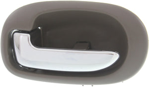 SEBRING 01-06 REAR INTERIOR DOOR HANDLE LH, Sedan, Gray(Taupe) w/Chrome lever