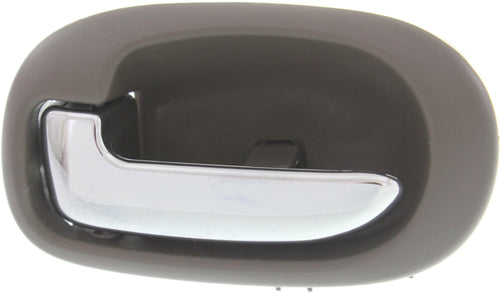 SEBRING 01-06 REAR INTERIOR DOOR HANDLE LH, Sedan, Gray(Taupe) w/Chrome lever