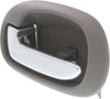 SEBRING 01-06 REAR INTERIOR DOOR HANDLE LH, Sedan, Gray(Taupe) w/Chrome lever
