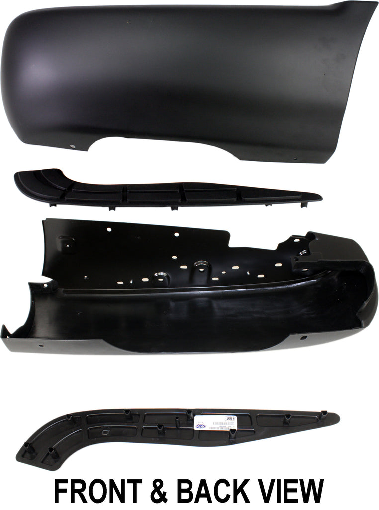 S10 / SONOMA PICKUP 94-03 QUARTER PANEL EXTENSION RH, Primed, Stepside, Standard Cab Pickup, Base / LS Model