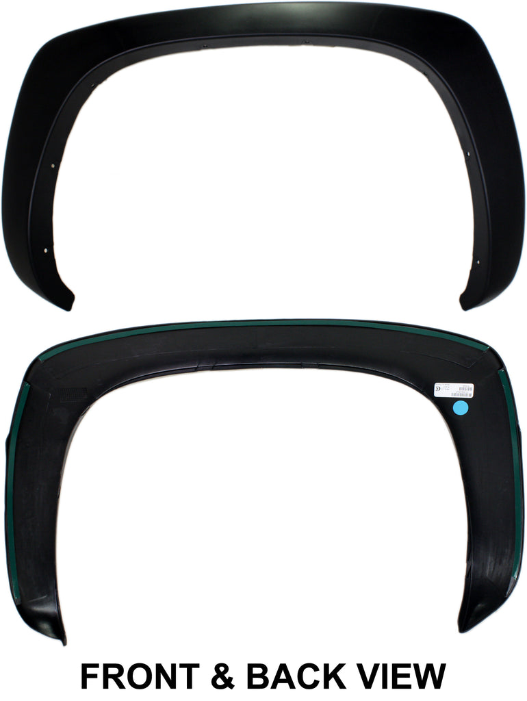 SILVERADO 99-04 REAR WHEEL OPENING MOLDING RH, Textured
