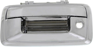 SILVERADO/SIERRA 1500 14-15 / 2500 HD/3500 HD 15-15 TAILGATE HANDLE, Outside, Chr, w/ Keyhole, w/o Cam Hole