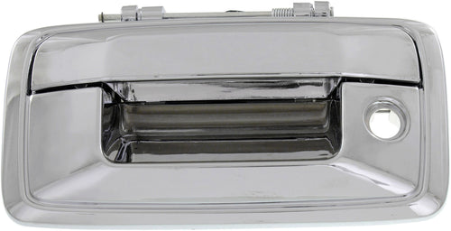 SILVERADO/SIERRA 1500 14-15 / 2500 HD/3500 HD 15-15 TAILGATE HANDLE, Outside, Chr, w/ Keyhole, w/o Cam Hole