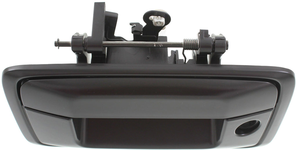 SILVERADO/SIERRA 1500 14-15 / 2500 HD/3500 HD 15-15 TAILGATE HANDLE, Outside, Prmd Blk, w/ Keyhole, w/o Cam Hole