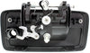 SILVERADO/SIERRA 1500 14-15 / 2500 HD/3500 HD 15-15 TAILGATE HANDLE, Outside, Prmd Blk, w/ Keyhole, w/o Cam Hole
