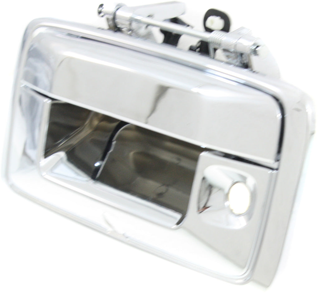 COLORADO 15-20 TAILGATE HANDLE, Outside, Chrome, w/ (Cam/Key Holes) and Cable