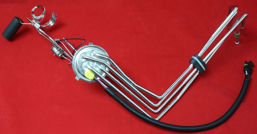 CAMARO 85-92 FUEL SENDING UNIT, 4 Ports, 3 Wires, w/ Fuel Sender, Lock Ring, Float and Strainer