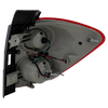 EQUINOX 10-15 TAIL LAMP LH, Assembly, Red and Clear Lens - CAPA