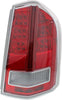 CHRYSLER 300 11-12 TAIL LAMP RH, Assembly, w/ Red Accent - CAPA