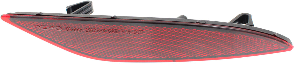 MALIBU 16-23 REAR BUMPER REFLECTOR RH, Hybrid/L/LS/LT Models - CAPA