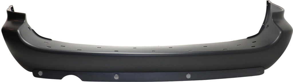 GRAND CARAVAN 05-07 REAR BUMPER COVER, Primed, w/ Rear Obj Snsr Holes, w/ Single Exh Hole and Blk Trim, w/o Chr Mldg, w/ Stow and Go Seat - CAPA