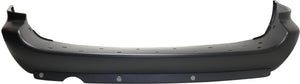 GRAND CARAVAN 05-07 REAR BUMPER COVER, Primed, w/ Rear Obj Snsr Holes, w/ Single Exh Hole and Blk Trim, w/o Chr Mldg, w/ Stow and Go Seat - CAPA