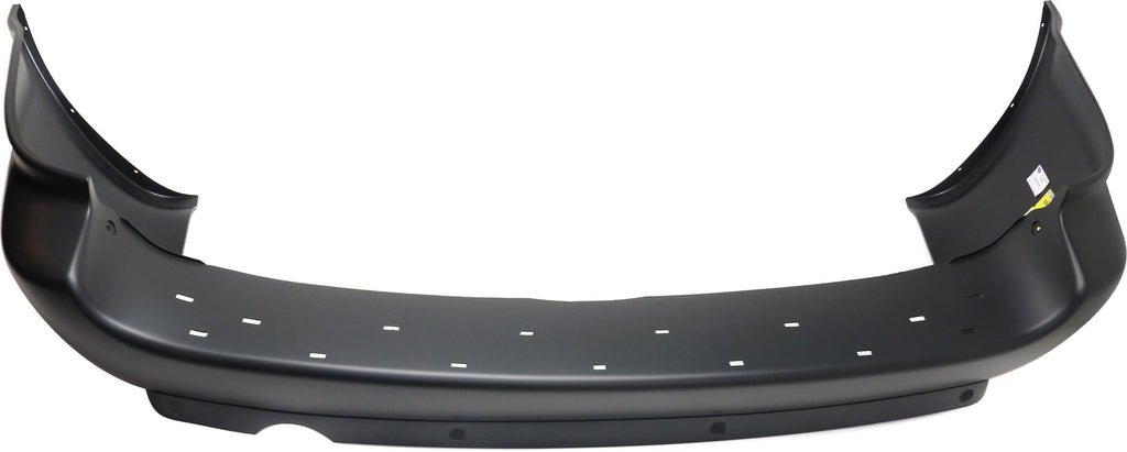 GRAND CARAVAN 05-07 REAR BUMPER COVER, Primed, w/ Rear Obj Snsr Holes, w/ Single Exh Hole and Blk Trim, w/o Chr Mldg, w/ Stow and Go Seat - CAPA