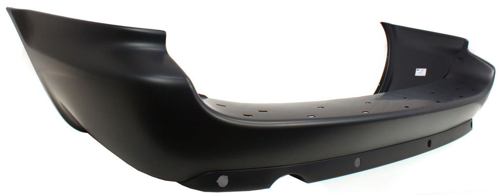 GRAND CARAVAN 05-07 REAR BUMPER COVER, Primed, w/ Rear Obj Snsr Holes, w/ Single Exh Hole and Blk Trim, w/o Chr Mldg, w/ Stow and Go Seat