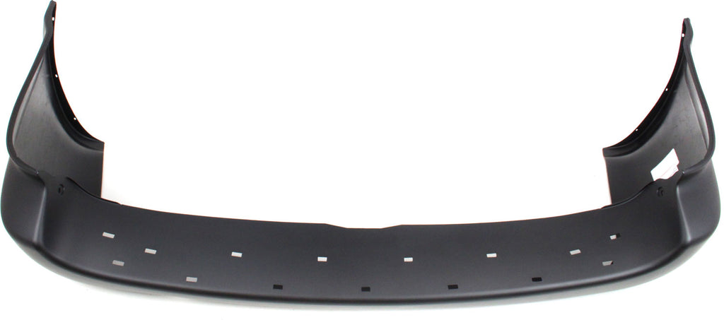 GRAND CARAVAN 05-07 REAR BUMPER COVER, Primed, w/o Rear Obj Snsr Holes, w/ Single Exh Hole, w/o Blk Trim, w/o Chr Mldg, w/ Stow and Go Seat