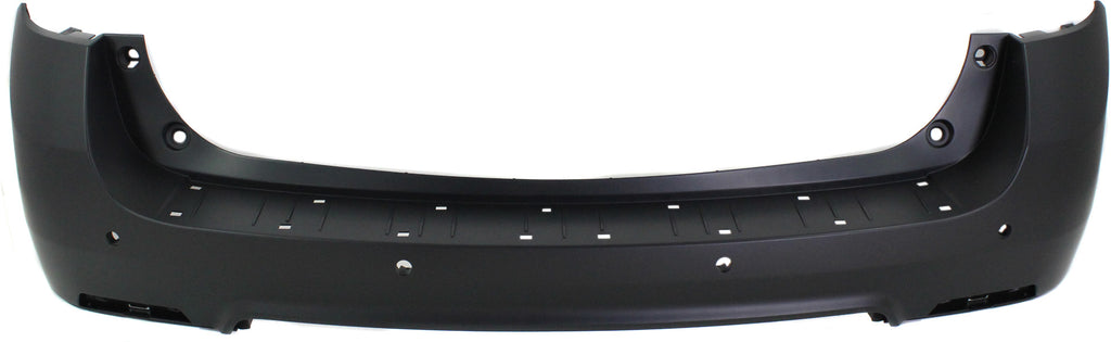 EQUINOX 10-15 REAR BUMPER COVER, Upper, Primed, w/ Chrome Pkg, w/ Obj Snsr Holes - CAPA