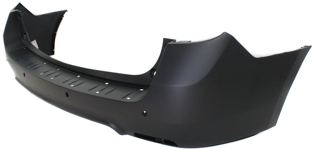 EQUINOX 10-15 REAR BUMPER COVER, Upper, Primed, w/ Chrome Pkg, w/ Obj Snsr Holes