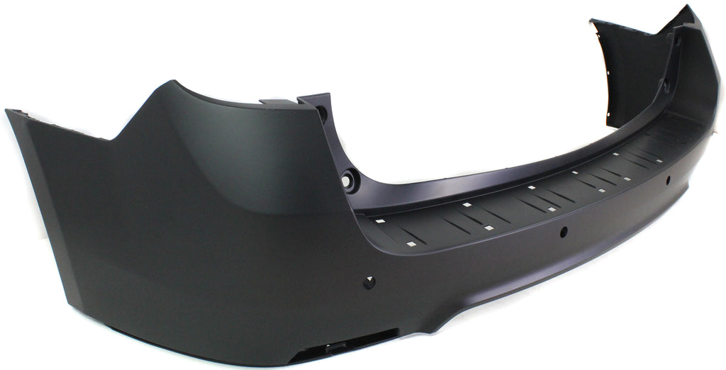 EQUINOX 10-15 REAR BUMPER COVER, Upper, Primed, w/ Chrome Pkg, w/ Obj Snsr Holes