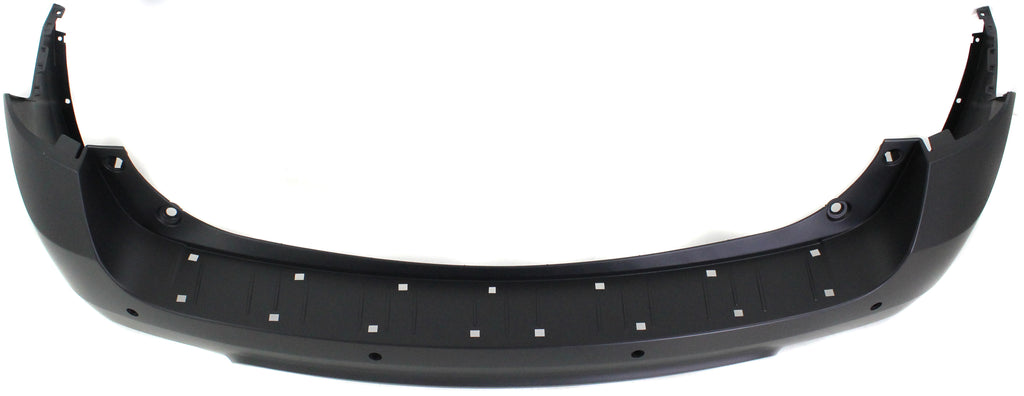 EQUINOX 10-15 REAR BUMPER COVER, Upper, Primed, w/ Chrome Pkg, w/ Obj Snsr Holes