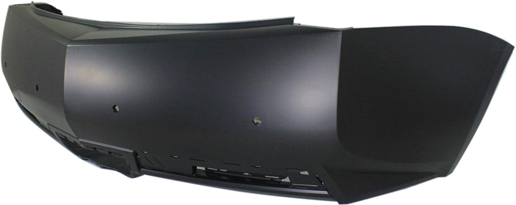 Rear Bumper Cover Primed For 2012-2014 Cadillac CTS Without Side Object Sensor Holes Coupe Replacement REPC760169P