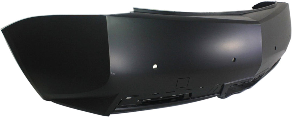 Rear Bumper Cover Primed For 2012-2014 Cadillac CTS Without Side Object Sensor Holes Coupe Replacement REPC760169P
