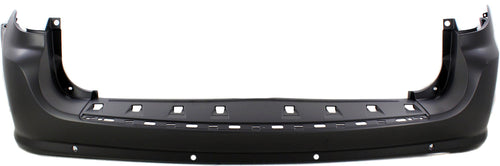 GRAND CARAVAN 11-20 REAR BUMPER COVER, Primed, w/o Blind Spot Sensor Holes, w/ Parking Aid Sensor Holes